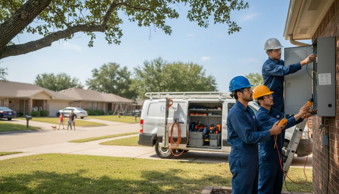 Certified electrician providing emergency electrical services in Garner, KY